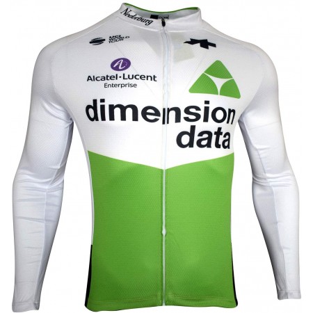 Wielershirt 2019 Dimension Data N001 Lange Mouw